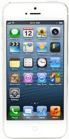 Смартфон Apple iPhone 5 64Gb White & Silver - Старый Оскол